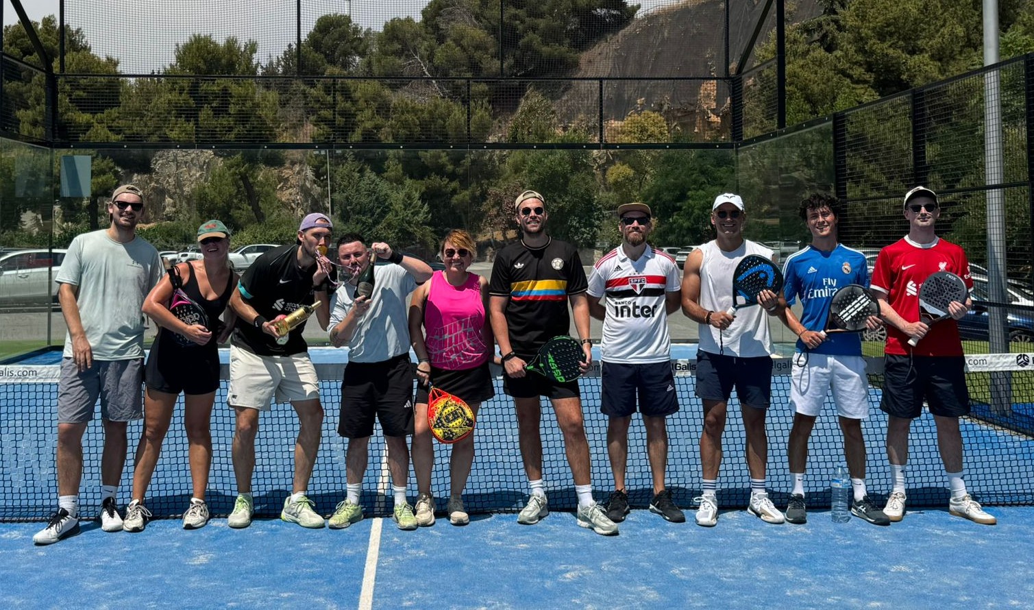 Barcelona Americano padel tournament group - padel Barcelona event for all skill levels